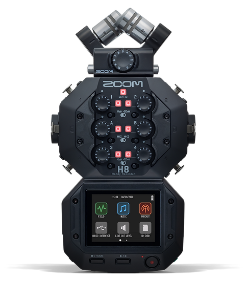 Grabadora e Interface Zoom H8