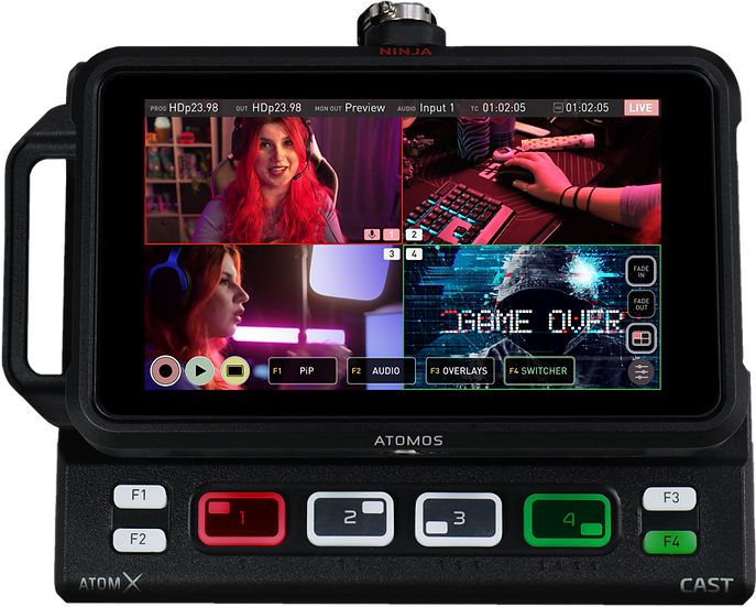 Switcher Atomos AtomX + Ninja V Plus