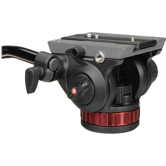 Manfrotto MT055XPRO3 Aluminum Tripod with 502HD Fl